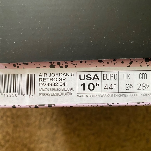 Size 10.5 - Jordan 5 Retro x DJ Khaled Mid We The Best - Crimson Bliss Og All - Picture 2 of 16